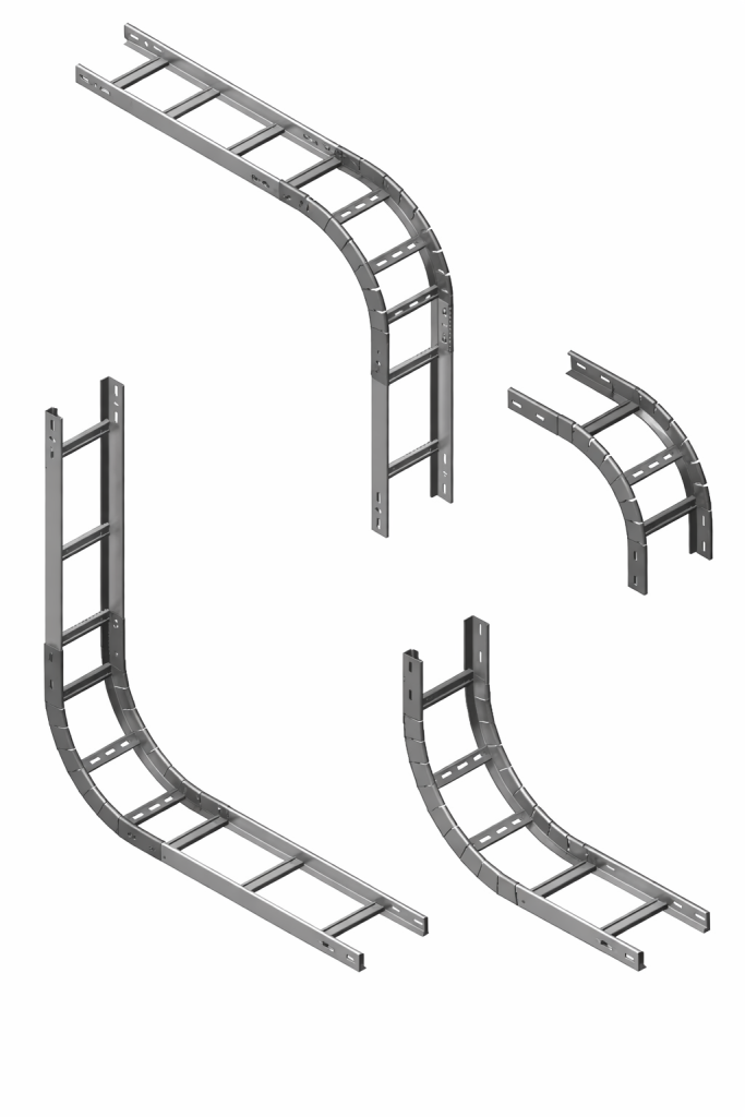 Kabelladder verval- en stijgstuk 100 x 40 x 1,5 mm