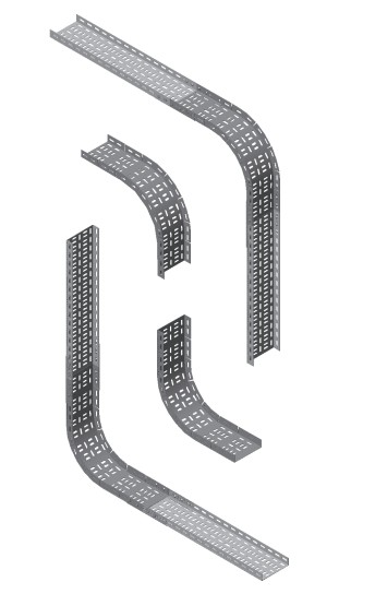 Verval- en stijgstuk 50 x 40 x 1,2 mm